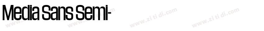 Media Sans Semi字体转换